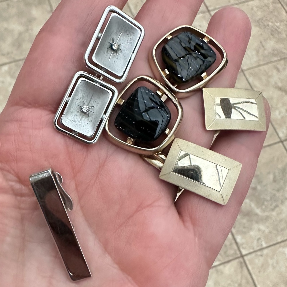 Vintage Cufflink Bundle Hickok Swank